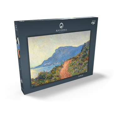 Darstellung des Puzzle Motivs La Corniche near Monaco (1884) by Claude Monet 100 Puzzle Schachtel Ansicht2
