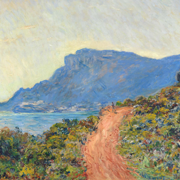 Darstellung des Puzzle Motivs La Corniche near Monaco (1884) by Claude Monet 200 Puzzle 3D Modell