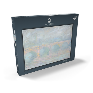 Darstellung des Puzzle Motivs Waterloo Bridge, London, at Sunset (1901) by Claude Monet 200 Puzzle Schachtel Ansicht2