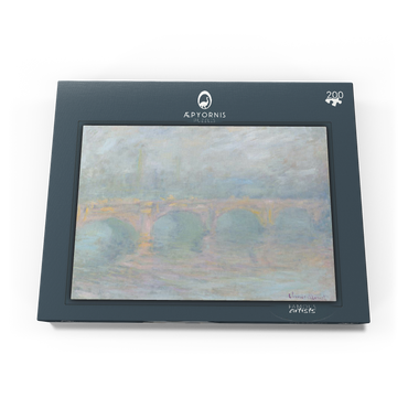 Darstellung des Puzzle Motivs Waterloo Bridge, London, at Sunset (1901) by Claude Monet 200 Puzzle Schachtel Ansicht3