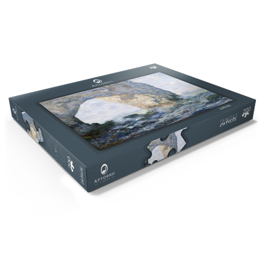 Darstellung des Puzzle Motivs The Manneporte (Étretat) (1883) by Claude Monet 200 Puzzle Schachtel Ansicht1
