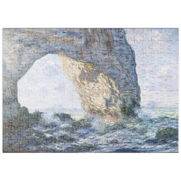 Darstellung des Puzzle Motivs puzzleplate The Manneporte (Étretat) (1883) by Claude Monet 200 Puzzle