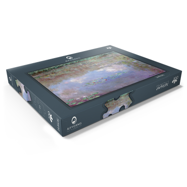 Darstellung des Puzzle Motivs Claude Monet's The Water Lily Pond (Clouds) (1903) 100 Puzzle Schachtel Ansicht1