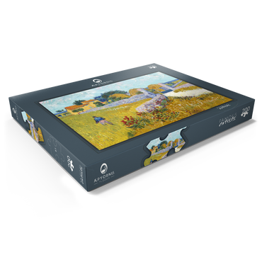 Darstellung des Puzzle Motivs Farmhouse in Provence (1888) by Vincent van Gogh 200 Puzzle Schachtel Ansicht1