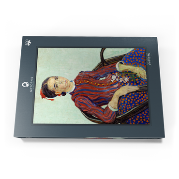 Darstellung des Puzzle Motivs La Mousmé (1888) by Vincent van Gogh 500 Puzzle Schachtel Ansicht3