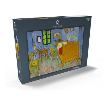 Darstellung des Puzzle Motivs The Bedroom (1889) by Vincent van Gogh 1000 Puzzle Schachtel Ansicht2