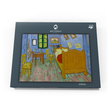 Darstellung des Puzzle Motivs The Bedroom (1889) by Vincent van Gogh 200 Puzzle Schachtel Ansicht3