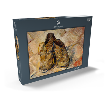 Darstellung des Puzzle Motivs Shoes (1888) by Vincent van Gogh 1000 Puzzle Schachtel Ansicht2