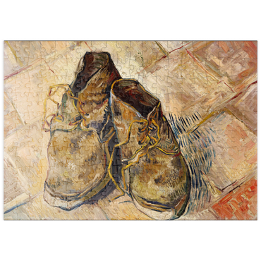 Darstellung des Puzzle Motivs puzzleplate Shoes (1888) by Vincent van Gogh 200 Puzzle