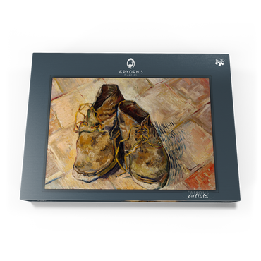 Darstellung des Puzzle Motivs Shoes (1888) by Vincent van Gogh 500 Puzzle Schachtel Ansicht3