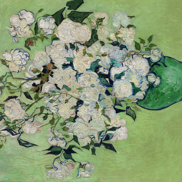 Darstellung des Puzzle Motivs Roses (1890) by Vincent van Gogh 1000 Puzzle 3D Modell