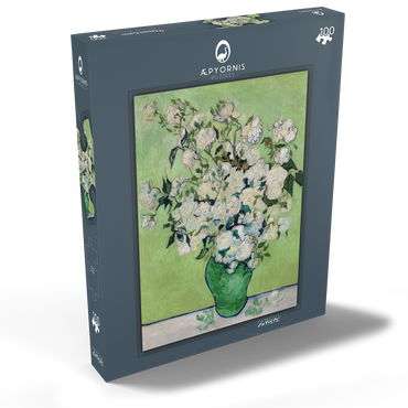 Darstellung des Puzzle Motivs Roses (1890) by Vincent van Gogh 100 Puzzle Schachtel Ansicht2