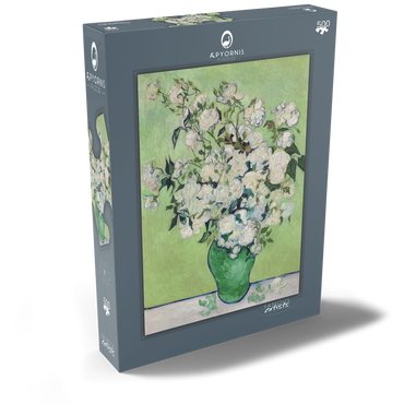 Darstellung des Puzzle Motivs Roses (1890) by Vincent van Gogh 500 Puzzle Schachtel Ansicht2