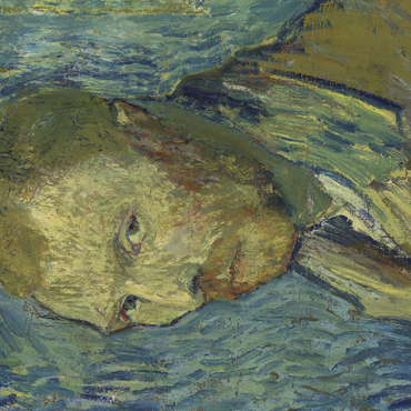 Darstellung des Puzzle Motivs Vincent van Gogh's Self-Portrait (1889) 1000 Puzzle 3D Modell