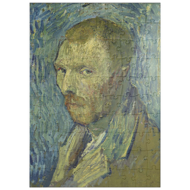 Darstellung des Puzzle Motivs puzzleplate Vincent van Gogh's Self-Portrait (1889) 100 Puzzle