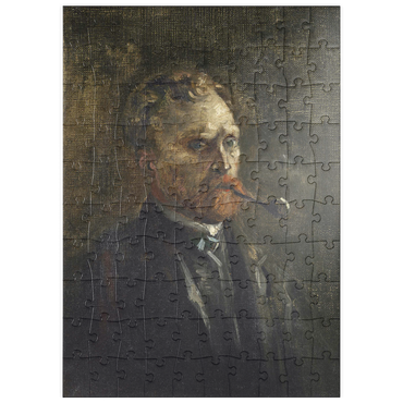Darstellung des Puzzle Motivs puzzleplate Vincent van Gogh's Self-Portrait (1886) 100 Puzzle