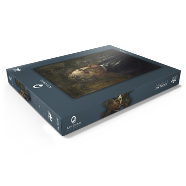 Darstellung des Puzzle Motivs Vincent van Gogh's Self-Portrait (1886) 200 Puzzle Schachtel Ansicht1