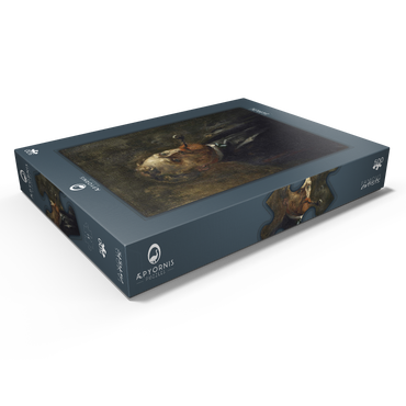 Darstellung des Puzzle Motivs Vincent van Gogh's Self-Portrait (1886) 500 Puzzle Schachtel Ansicht1