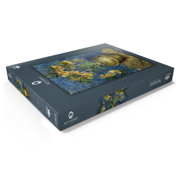 Darstellung des Puzzle Motivs Vincent van Gogh's Imperial Fritillaries in a Copper Vase (1887) 200 Puzzle Schachtel Ansicht1