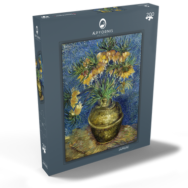 Darstellung des Puzzle Motivs Vincent van Gogh's Imperial Fritillaries in a Copper Vase (1887) 200 Puzzle Schachtel Ansicht2