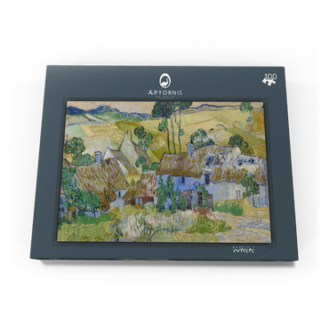 Darstellung des Puzzle Motivs Vincent van Gogh's Farms near Auvers (1890) 100 Puzzle Schachtel Ansicht3