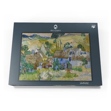 Darstellung des Puzzle Motivs Vincent van Gogh's Farms near Auvers (1890) 500 Puzzle Schachtel Ansicht3