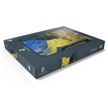 Darstellung des Puzzle Motivs Vincent van Gogh's Café Terrace at Night (1888) 200 Puzzle Schachtel Ansicht1