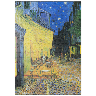 Darstellung des Puzzle Motivs puzzleplate Vincent van Gogh's Café Terrace at Night (1888) 200 Puzzle