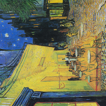 Darstellung des Puzzle Motivs Vincent van Gogh's Café Terrace at Night (1888) 200 Puzzle 3D Modell