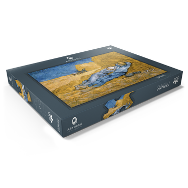 Darstellung des Puzzle Motivs Vincent van Gogh's The Siesta (1890) 200 Puzzle Schachtel Ansicht1