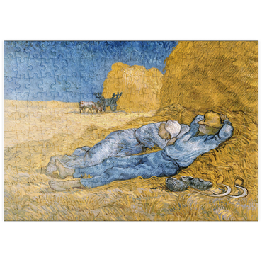 Darstellung des Puzzle Motivs puzzleplate Vincent van Gogh's The Siesta (1890) 200 Puzzle