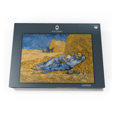 Darstellung des Puzzle Motivs Vincent van Gogh's The Siesta (1890) 500 Puzzle Schachtel Ansicht3