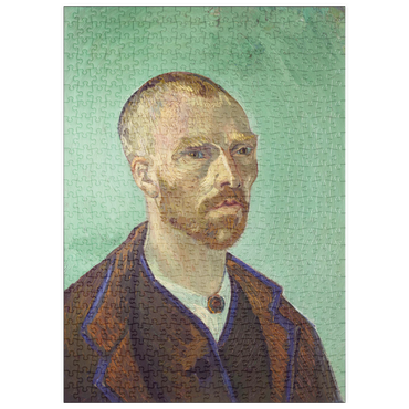 Darstellung des Puzzle Motivs puzzleplate Vincent van Gogh's Self-Portrait (Dedicated to Paul Gauguin) (1888) 500 Puzzle