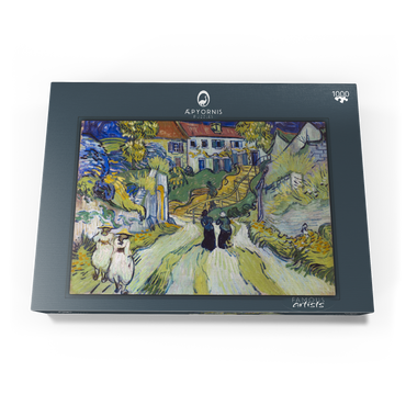Darstellung des Puzzle Motivs Vincent van Gogh's Stairway at Auvers (1890) 1000 Puzzle Schachtel Ansicht3