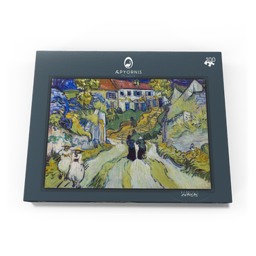 Darstellung des Puzzle Motivs Vincent van Gogh's Stairway at Auvers (1890) 100 Puzzle Schachtel Ansicht3