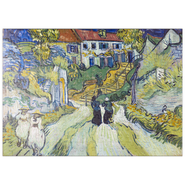 Darstellung des Puzzle Motivs puzzleplate Vincent van Gogh's Stairway at Auvers (1890) 200 Puzzle