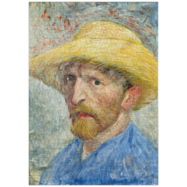 Darstellung des Puzzle Motivs puzzleplate Vincent van Gogh's Self-Portrait (1887) 1000 Puzzle