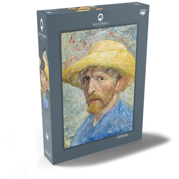 Darstellung des Puzzle Motivs Vincent van Gogh's Self-Portrait (1887) 500 Puzzle Schachtel Ansicht2