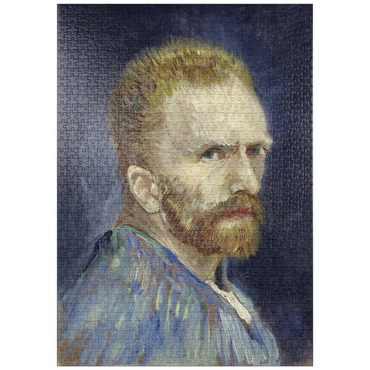 Darstellung des Puzzle Motivs puzzleplate Vincent van Gogh's Self-Portrait (1887) 1000 Puzzle