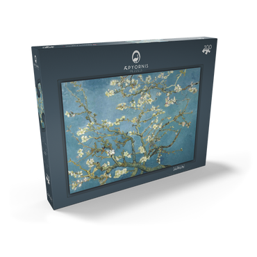 Darstellung des Puzzle Motivs Vincent van Gogh's Almond blossom (1890) 100 Puzzle Schachtel Ansicht2