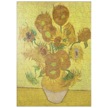 Darstellung des Puzzle Motivs puzzleplate Vincent van Gogh's Sunflowers (1888) 200 Puzzle
