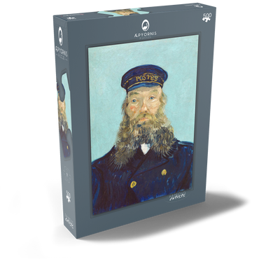Darstellung des Puzzle Motivs Vincent van Gogh's Portrait of Postman Roulin (1888) 500 Puzzle Schachtel Ansicht2