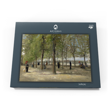 Darstellung des Puzzle Motivs Vincent van Gogh's Terrace in the Luxembourg Gardens (1886) 200 Puzzle Schachtel Ansicht3