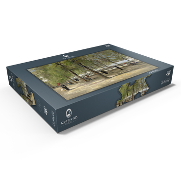 Darstellung des Puzzle Motivs Vincent van Gogh's Terrace in the Luxembourg Gardens (1886) 500 Puzzle Schachtel Ansicht1