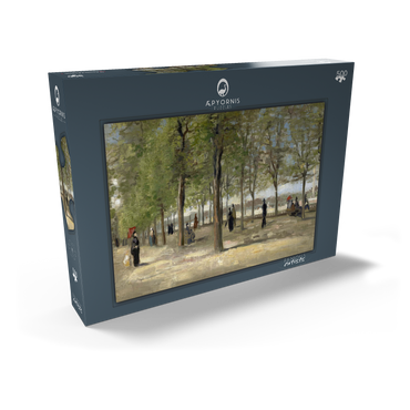 Darstellung des Puzzle Motivs Vincent van Gogh's Terrace in the Luxembourg Gardens (1886) 500 Puzzle Schachtel Ansicht2