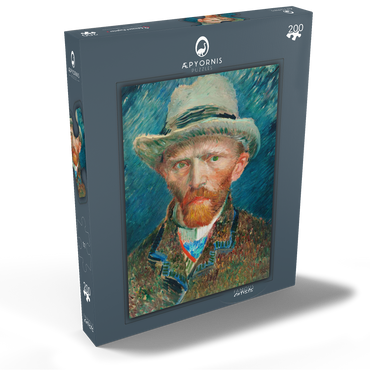 Darstellung des Puzzle Motivs Self-portrait (1887) by Vincent van Gogh 200 Puzzle Schachtel Ansicht2