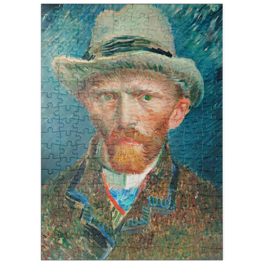 Darstellung des Puzzle Motivs puzzleplate Self-portrait (1887) by Vincent van Gogh 200 Puzzle