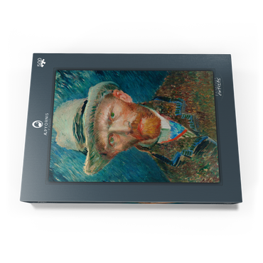 Darstellung des Puzzle Motivs Self-portrait (1887) by Vincent van Gogh 500 Puzzle Schachtel Ansicht3