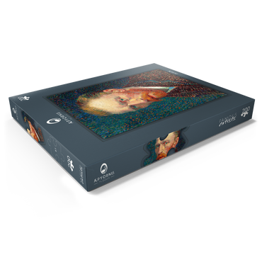 Darstellung des Puzzle Motivs Self-Portrait (1887) by Vincent van Gogh 200 Puzzle Schachtel Ansicht1