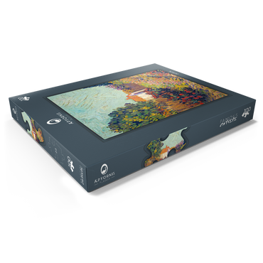 Darstellung des Puzzle Motivs Landscape (1925–1928) by Vincent van Gogh 100 Puzzle Schachtel Ansicht1